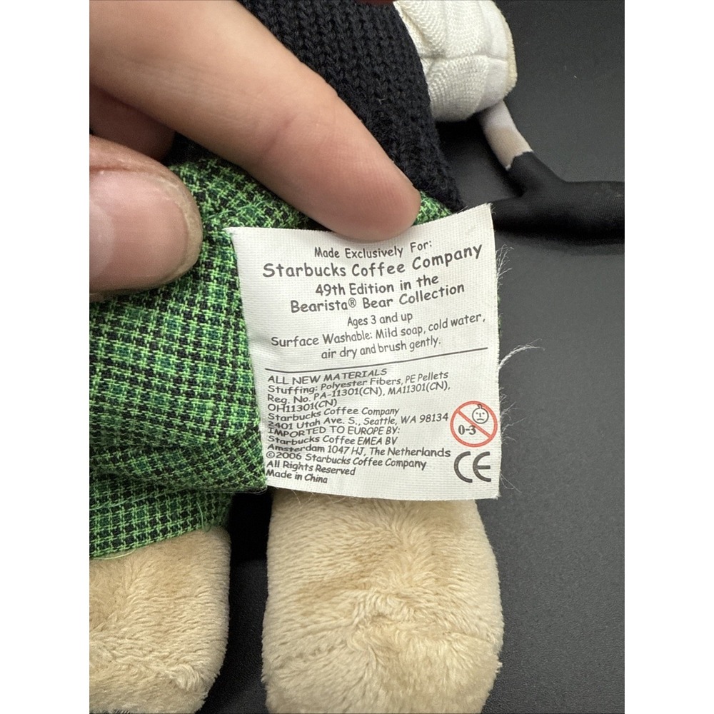 RARE STARBUCKS Bearista Bear 2006 Golfer - Picture 9 of 12